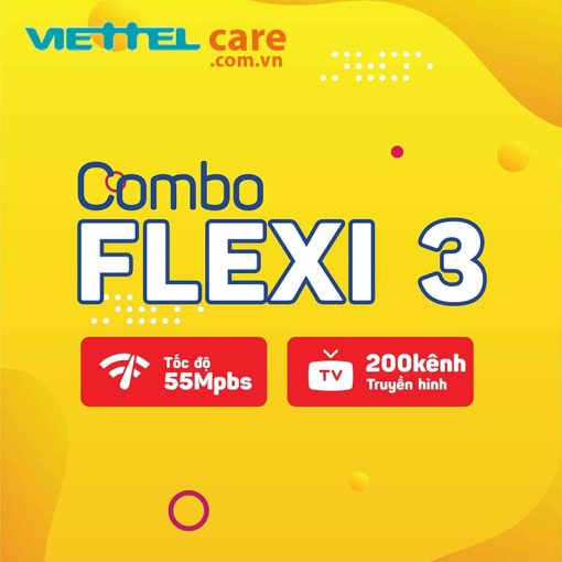 Combo Flexi 3 (55 Mbps + 200 kênh TH)