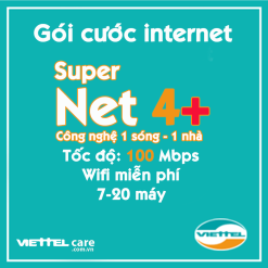 Gói cước internet cáp quang Net 4 Super