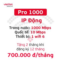 Gói Pro 1000 tốc độ cao nhất
