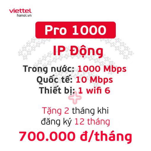 Gói Pro 1000 tốc độ cao nhất